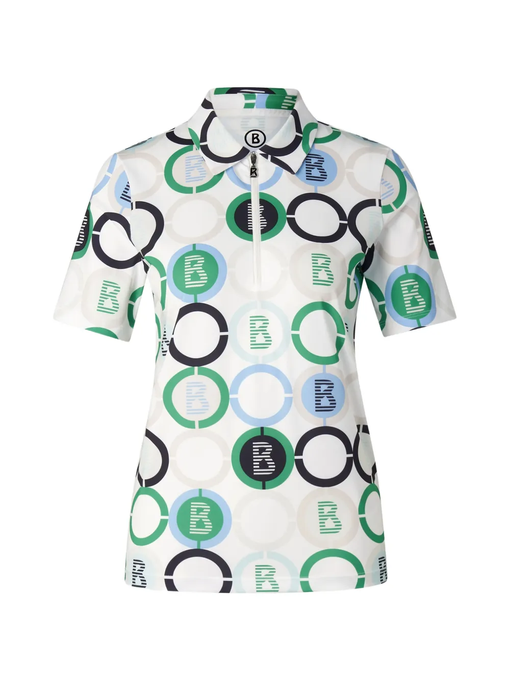 BOGNER Taya Poloshirt mit Logo-Print - Weiß