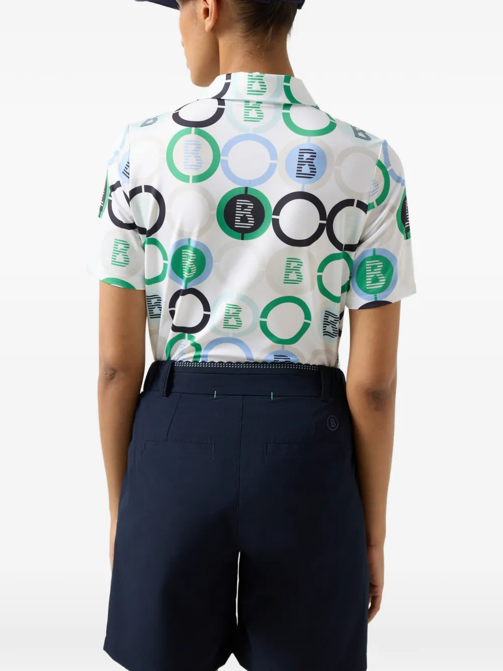 BOGNER Taya logo-print polo shirt Wit