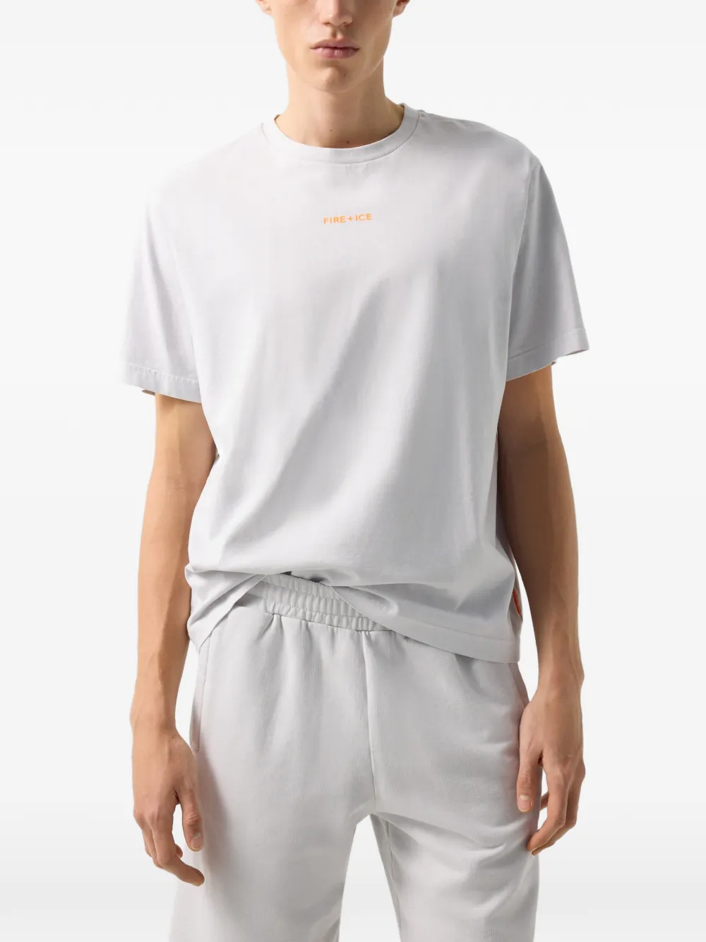 BOGNER FIRE+ICE logo-print jersey T-shirt Grijs