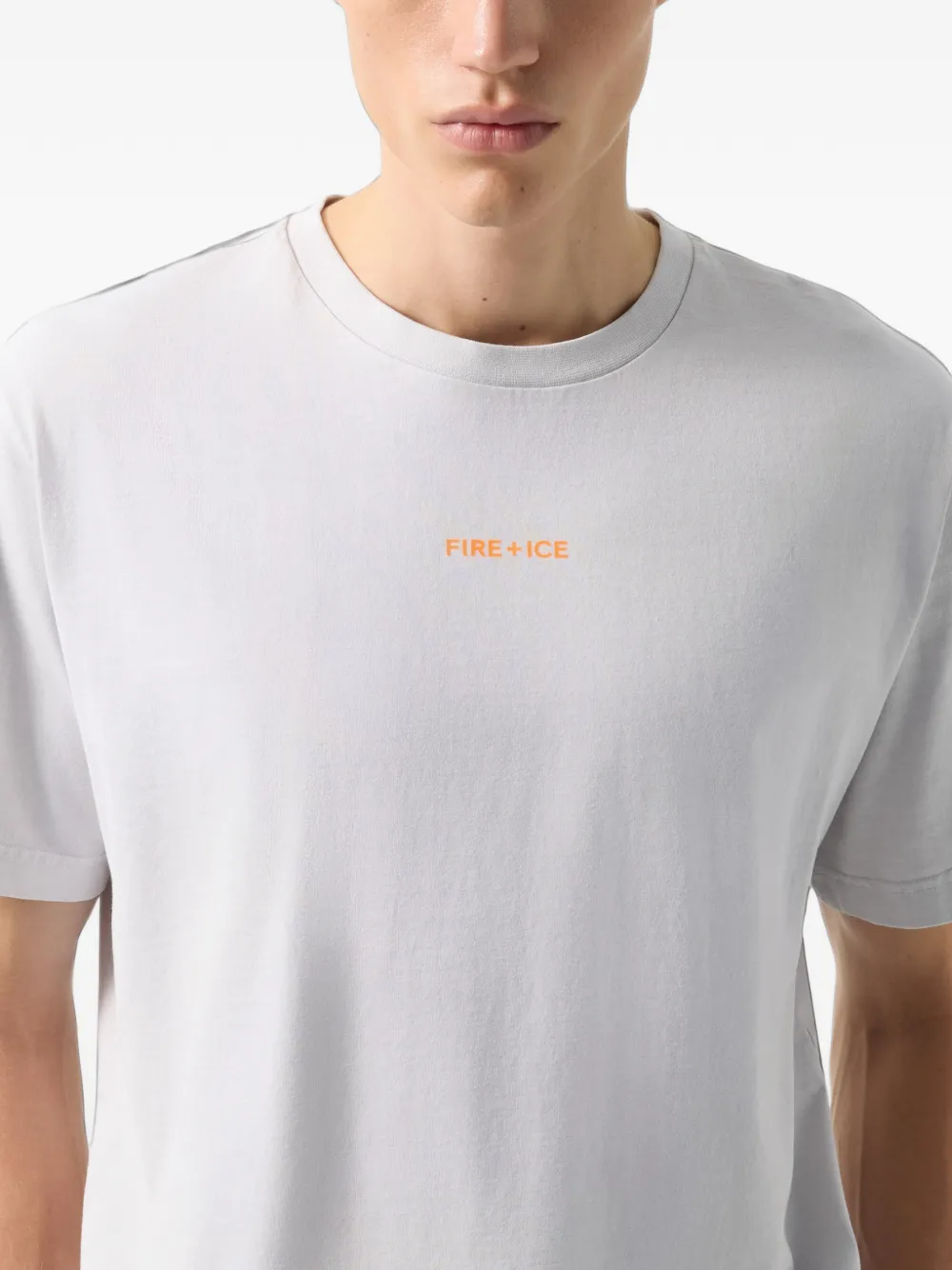 BOGNER FIRE+ICE logo-print jersey T-shirt Grijs