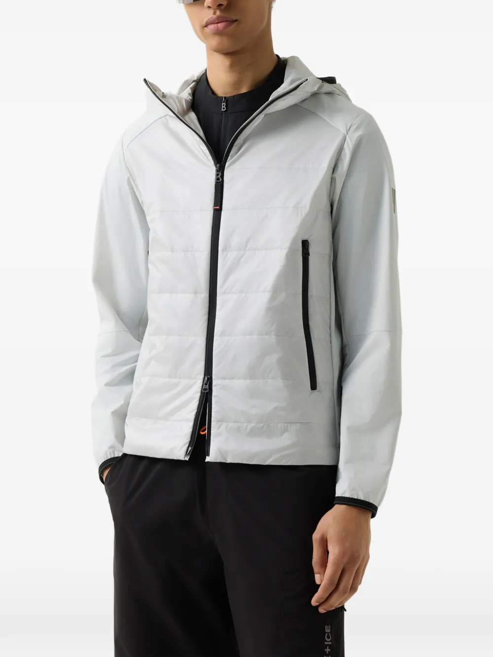 BOGNER FIRE+ICE veste Kegan à design hybride - Gris BOGNER FIRE+ICE veste Kegan à design hybride - Gris