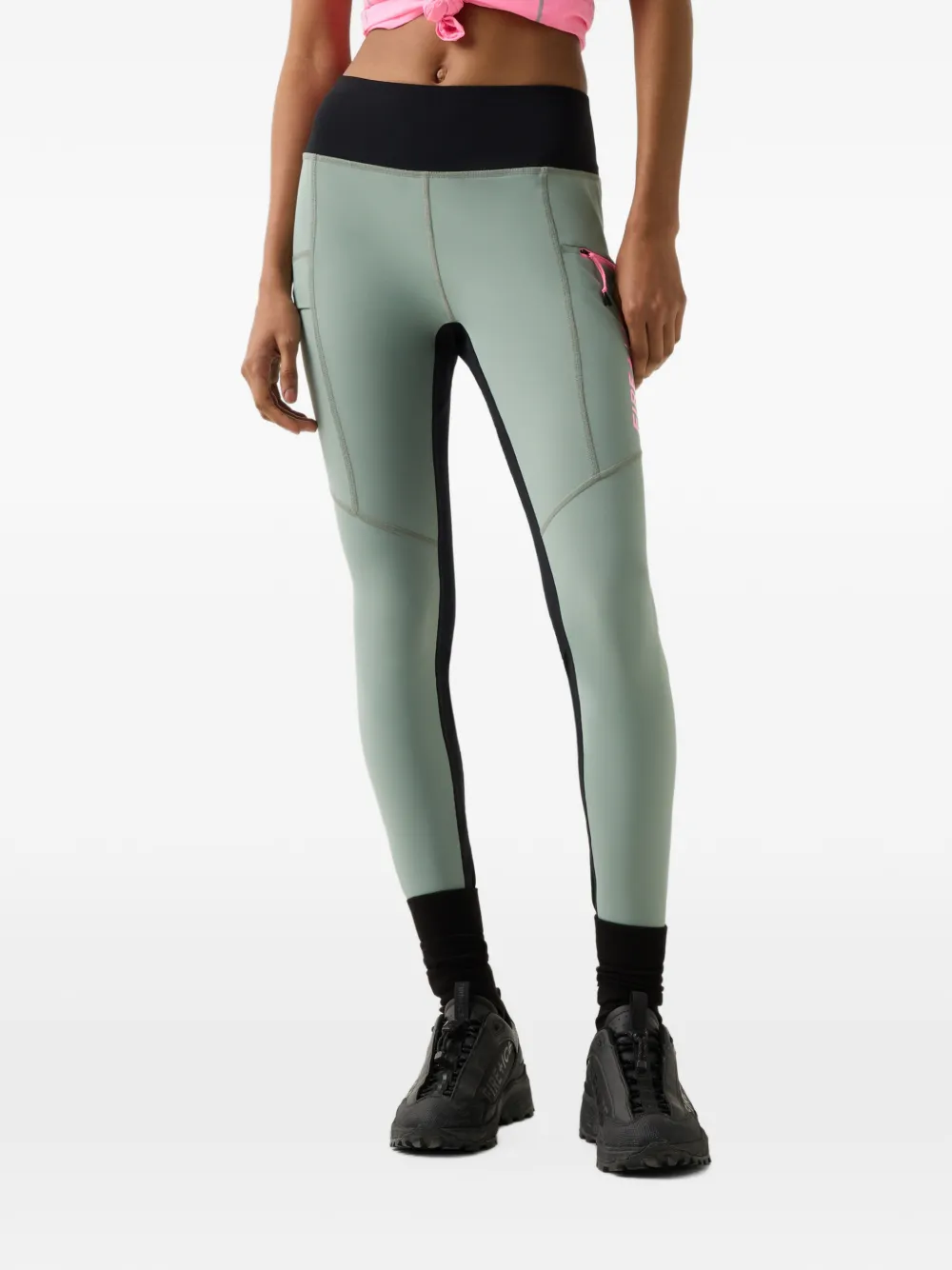BOGNER FIRE+ICE legging Candra à logo imprimé - Vert BOGNER FIRE+ICE legging Candra à logo imprimé - Vert
