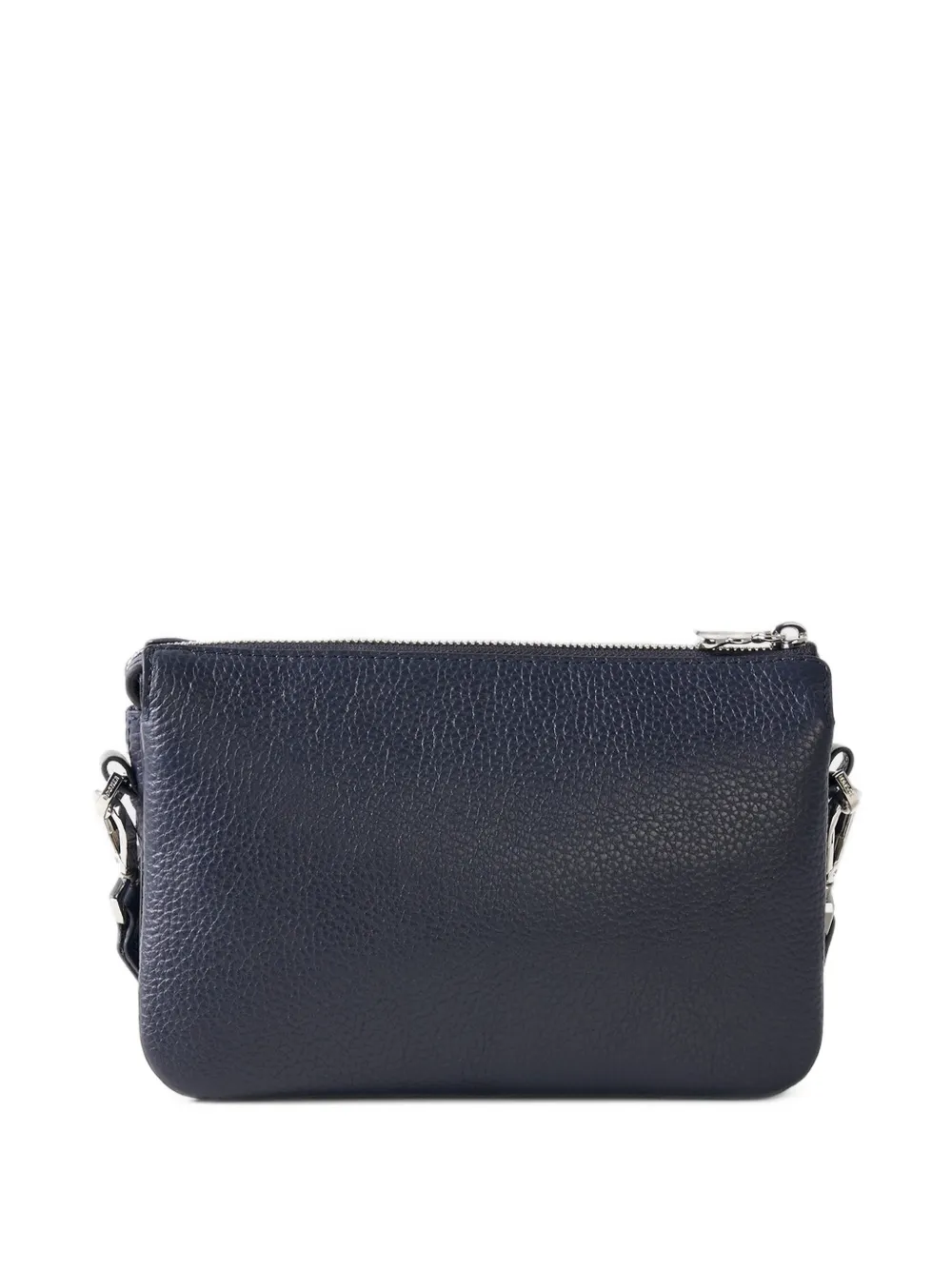 BOGNER Wallis Taja grained leather shoulder bag Blauw