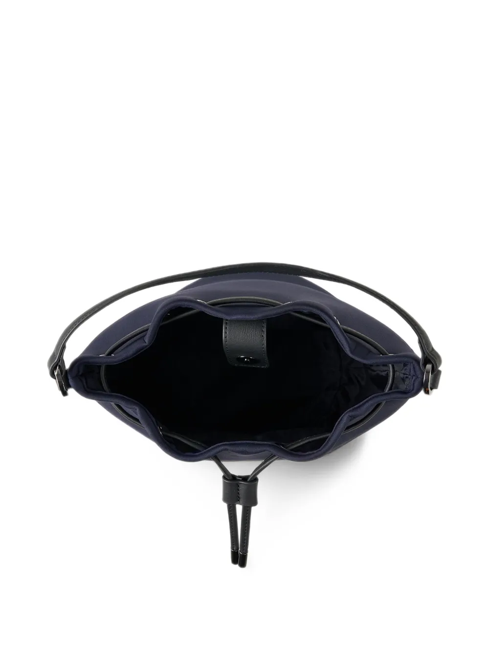 BOGNER Alvier Ines logo-patch bucket bag Blauw
