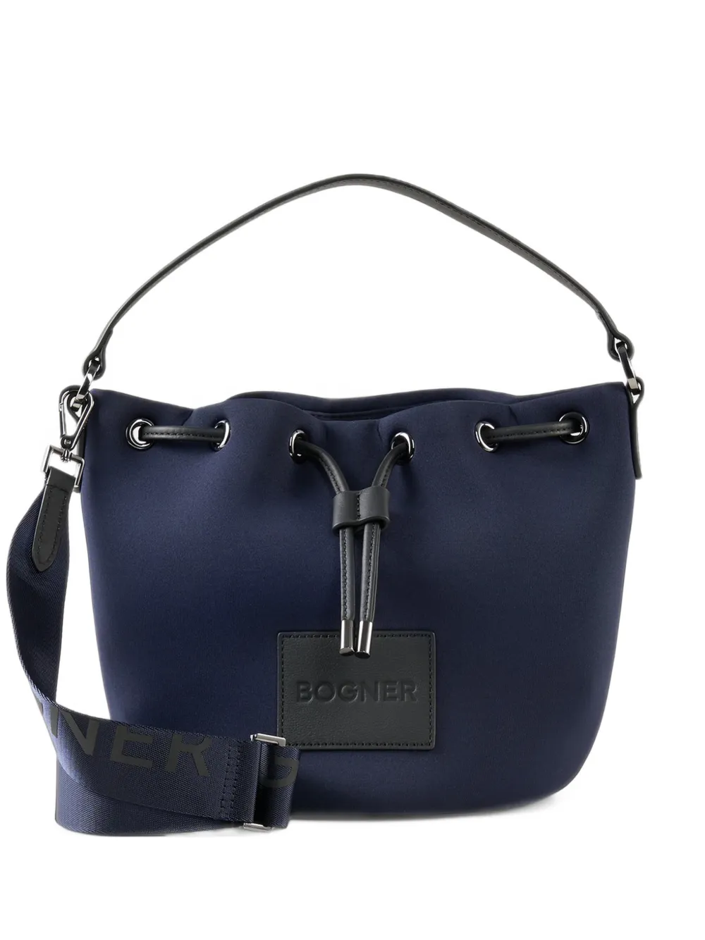 BOGNER Borsa a secchiello Alvier Ines con logo - Blu