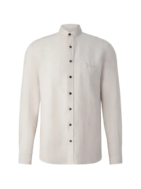 BOGNER Raphi band-collar shirt