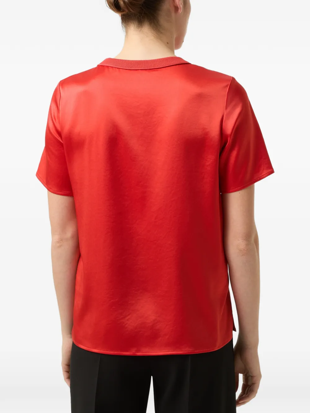 BOGNER Dylan satin top Rood