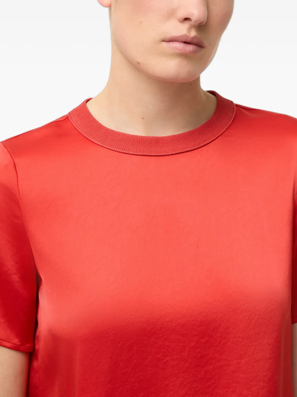 BOGNER Dylan satin top Rood