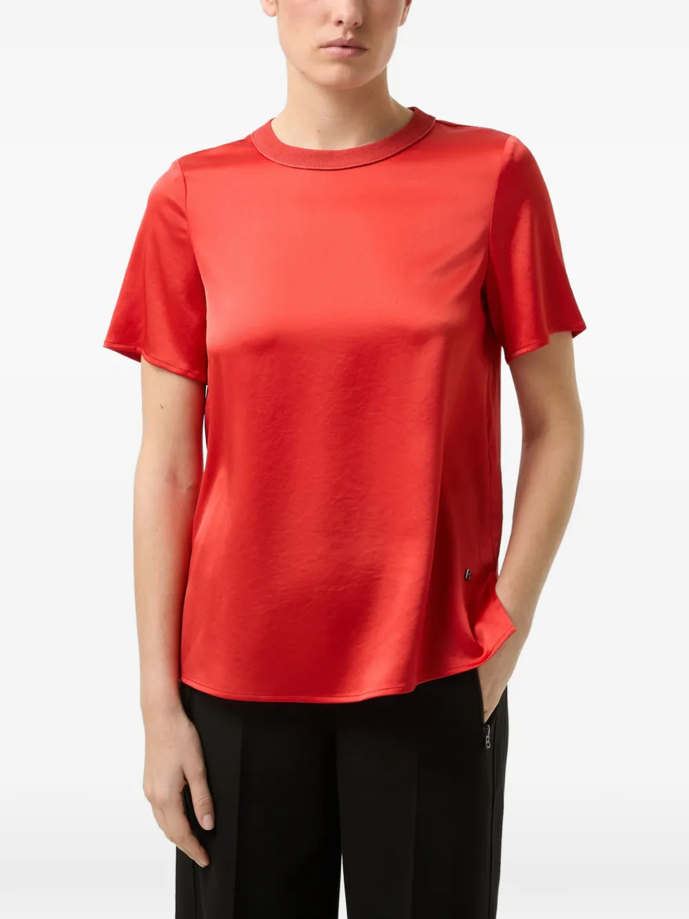 BOGNER Dylan satin top Rood