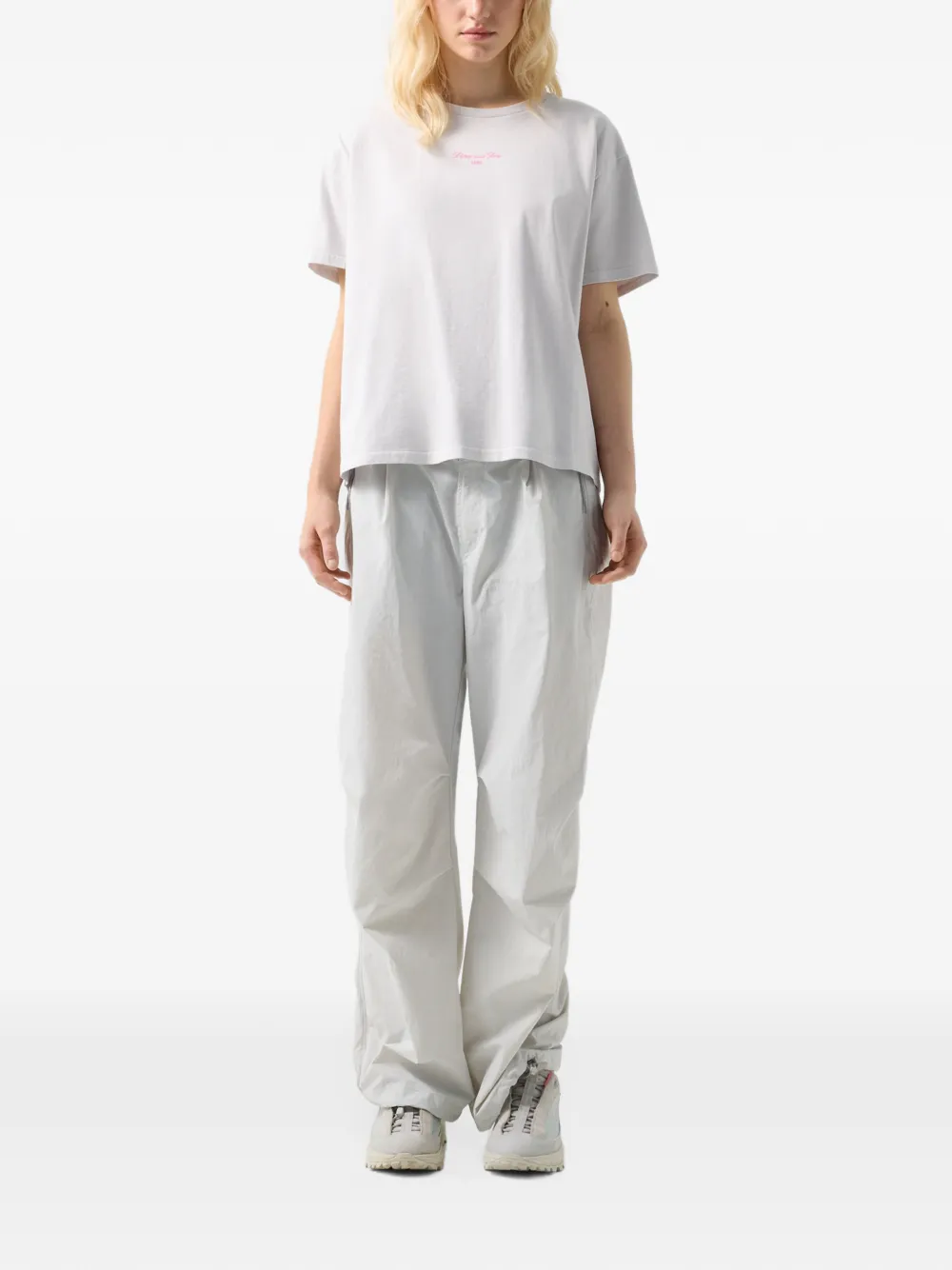 BOGNER FIRE+ICE Cara logo-print T-shirt Grijs