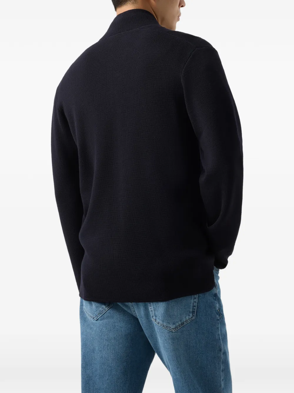 BOGNER Everest wool cardigan Blauw