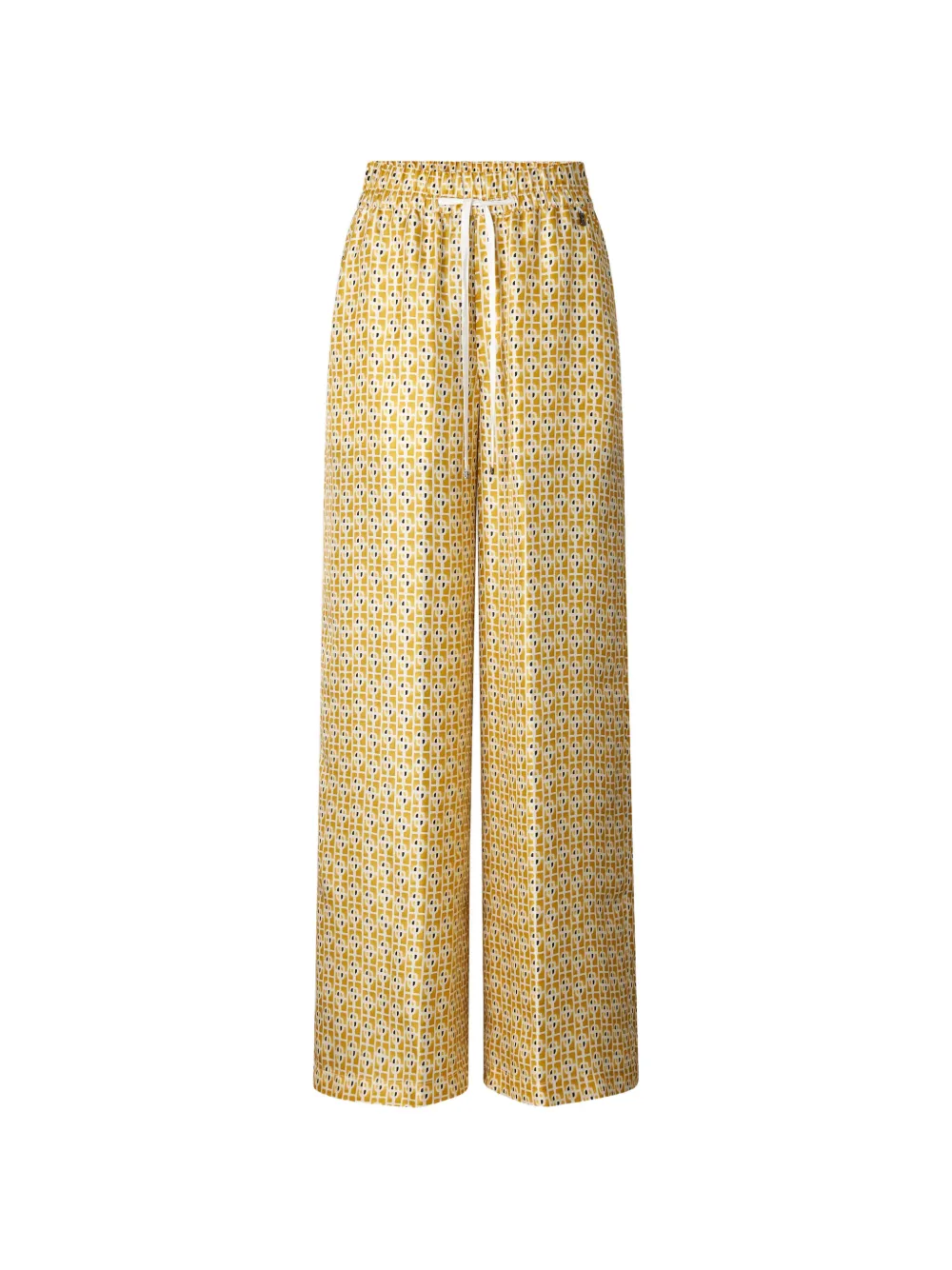 BOGNER pantalon Emmy en soie à imprimé géométrique - Jaune BOGNER pantalon Emmy en soie à imprimé géométrique - Jaune