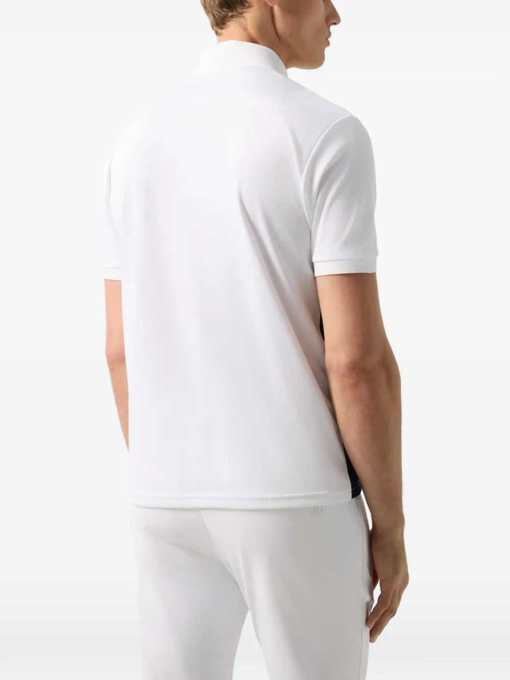 BOGNER Cuno colour-block polo shirt Wit