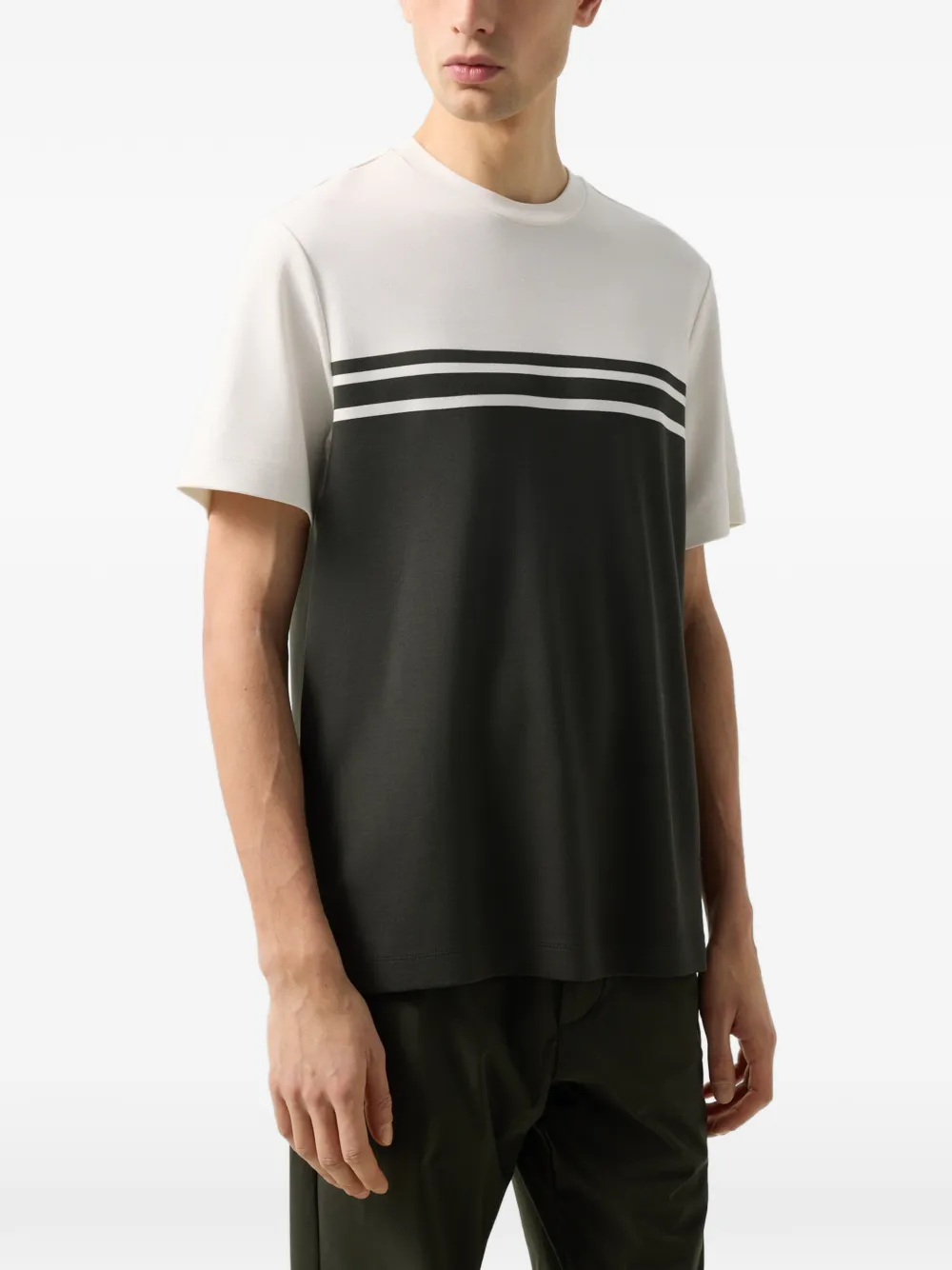 BOGNER Pete colour-block T-shirt Wit