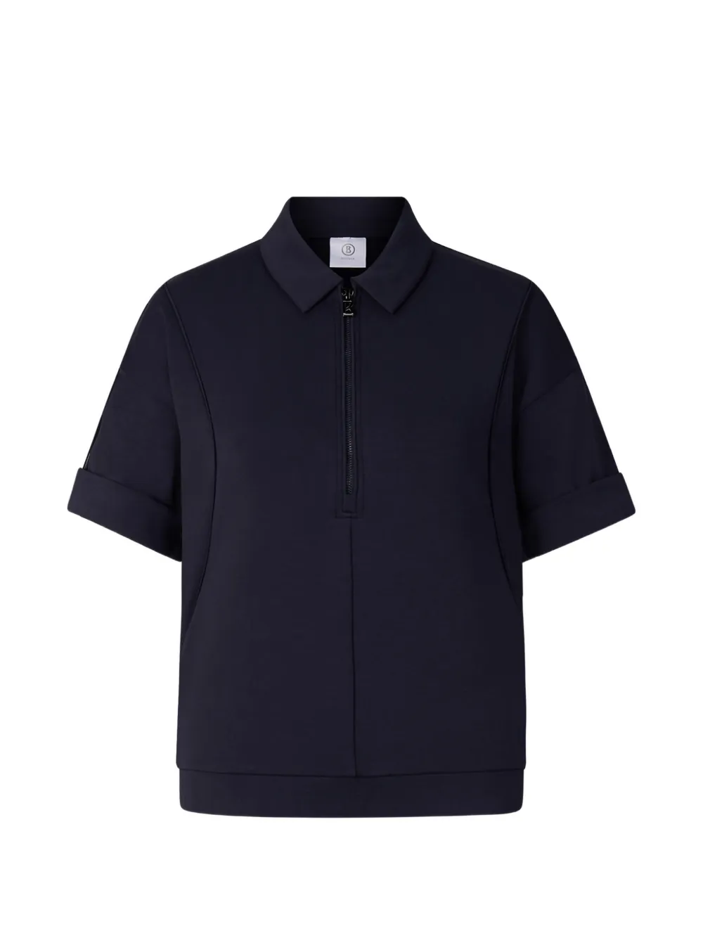 BOGNER Finya Poloshirt mit kurzem Reißverschluss - Blau
