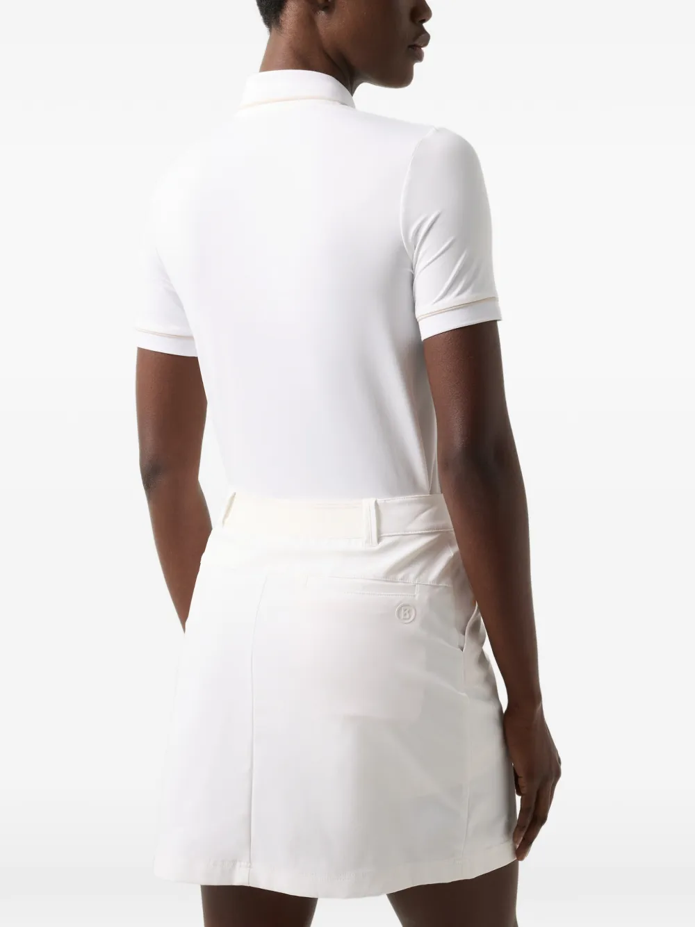 BOGNER Caren zip-fastening polo shirt Wit