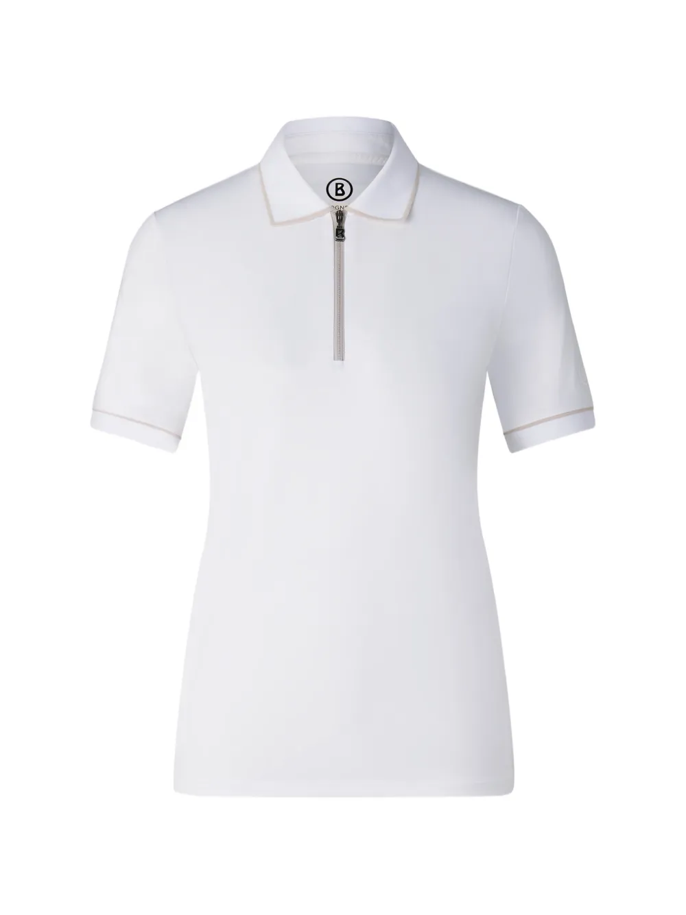 BOGNER Caren zip-fastening polo shirt Wit