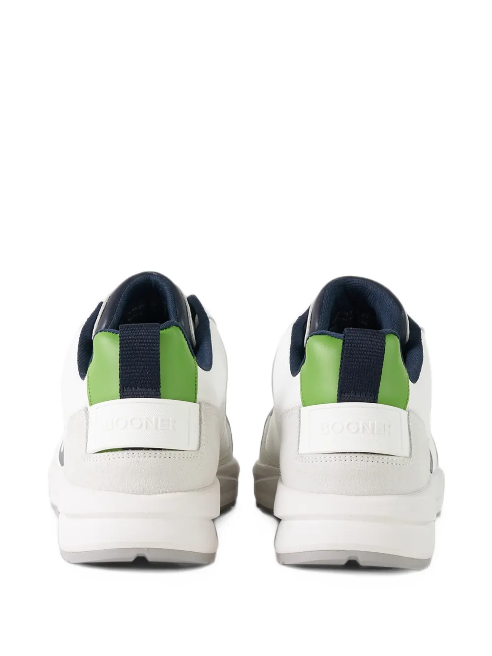 BOGNER Sport Golf logo-print leather sneakers Wit