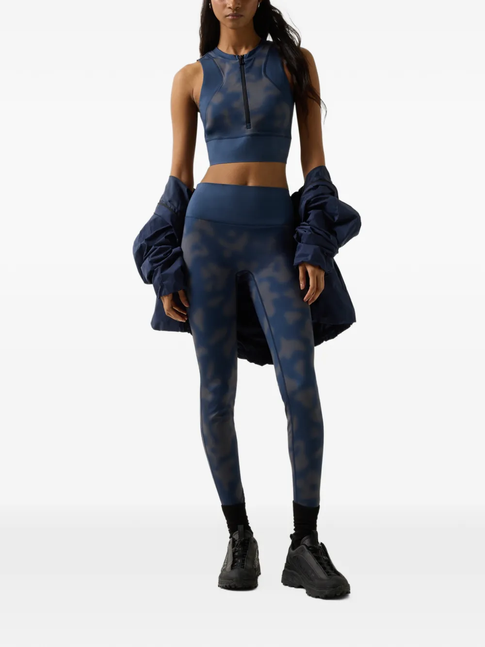 BOGNER FIRE+ICE x Ester Ledecka Cherien legging met dierenprint Blauw