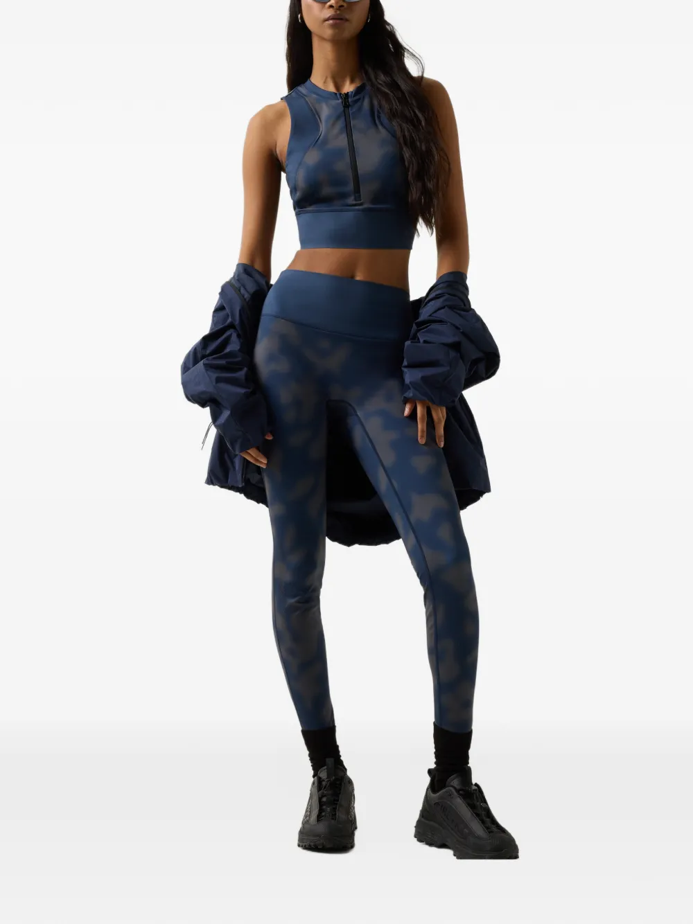 BOGNER FIRE+ICE x Ester Ledecka Cherien legging met dierenprint Blauw