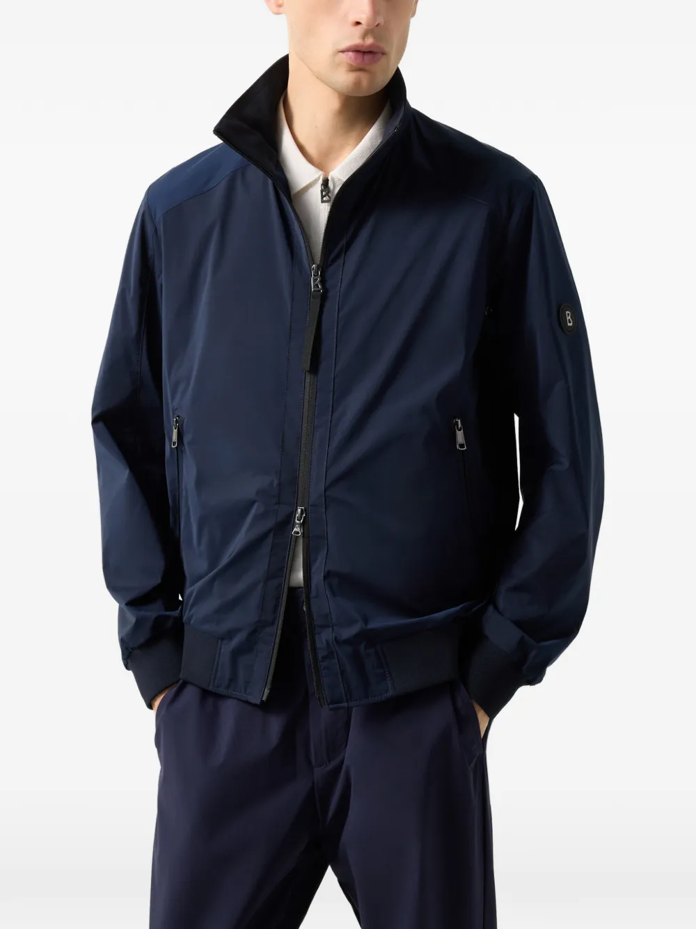 BOGNER Jonas zip-up jacket Blauw