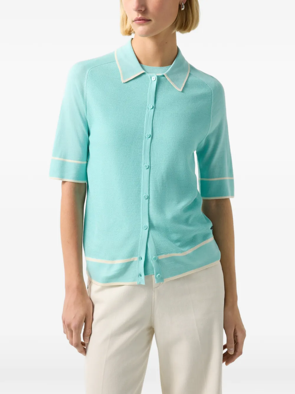 BOGNER Kurzärmeliger Cardigan - Blau