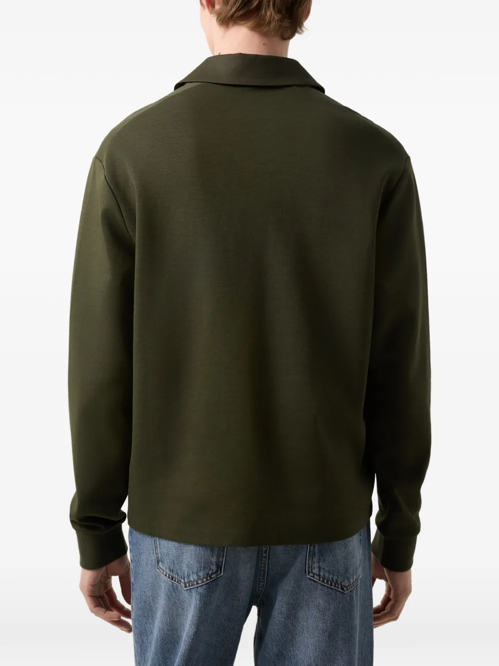 BOGNER Lionel polo-collar T-shirt Groen