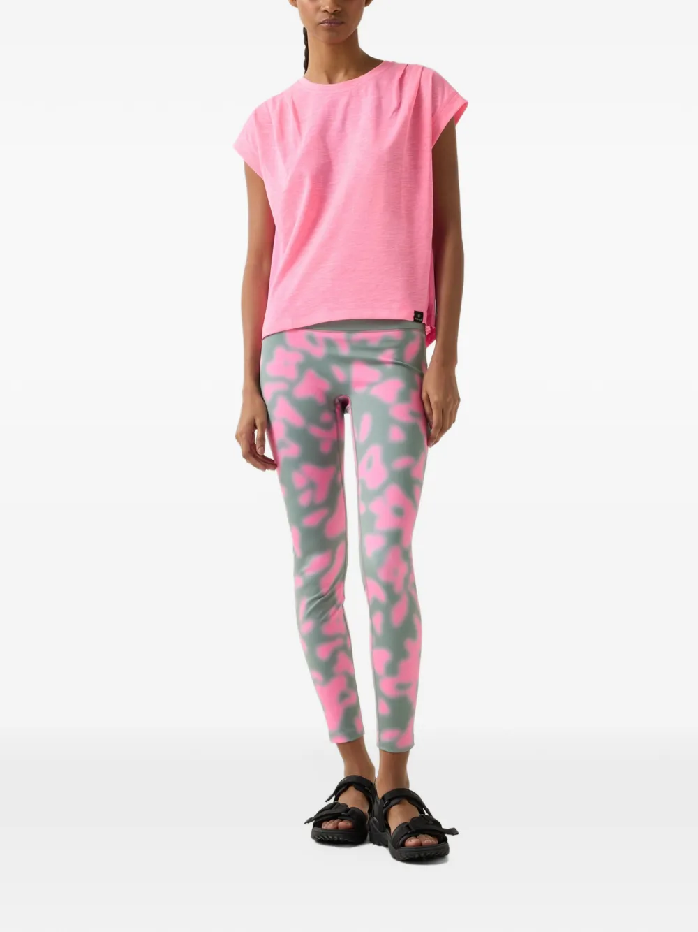 BOGNER FIRE+ICE Dahlia pleated T-shirt Roze