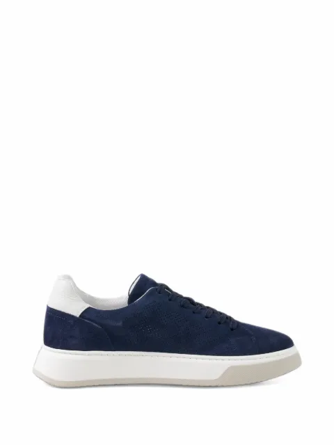 BOGNER Milan perforated suede sneakers