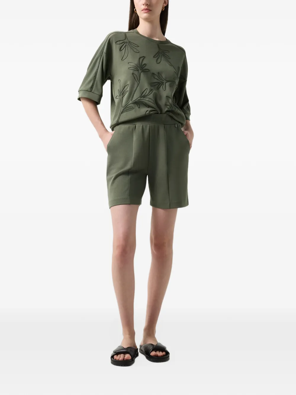 BOGNER Romi jersey shorts Groen
