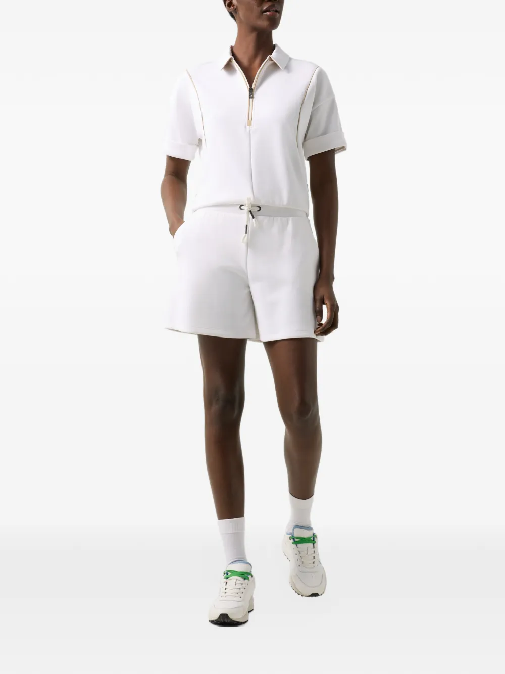 BOGNER Alea drawstring-waist shorts Wit