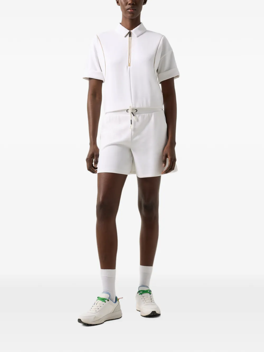 BOGNER Alea drawstring-waist shorts Wit