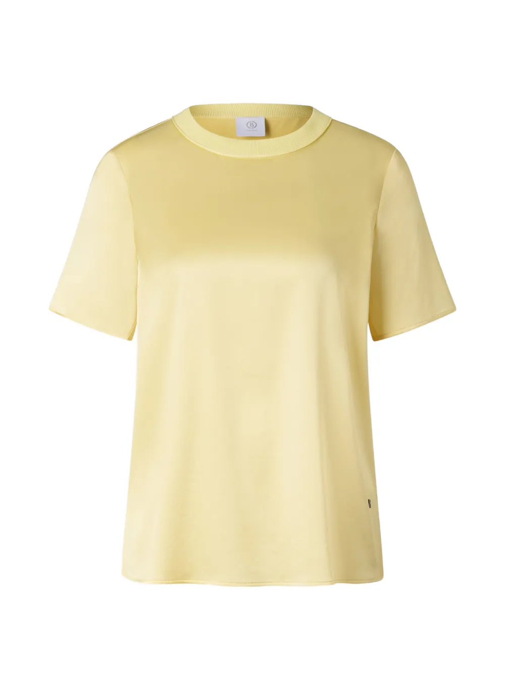 BOGNER Dylan satin-finish top Geel