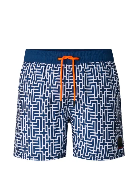 BOGNER FIRE+ICE Nelson Badeshorts mit Logo-Print