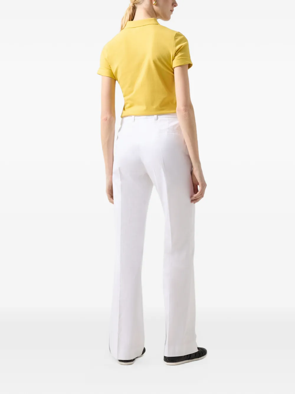 BOGNER Jody flared-leg trousers Wit