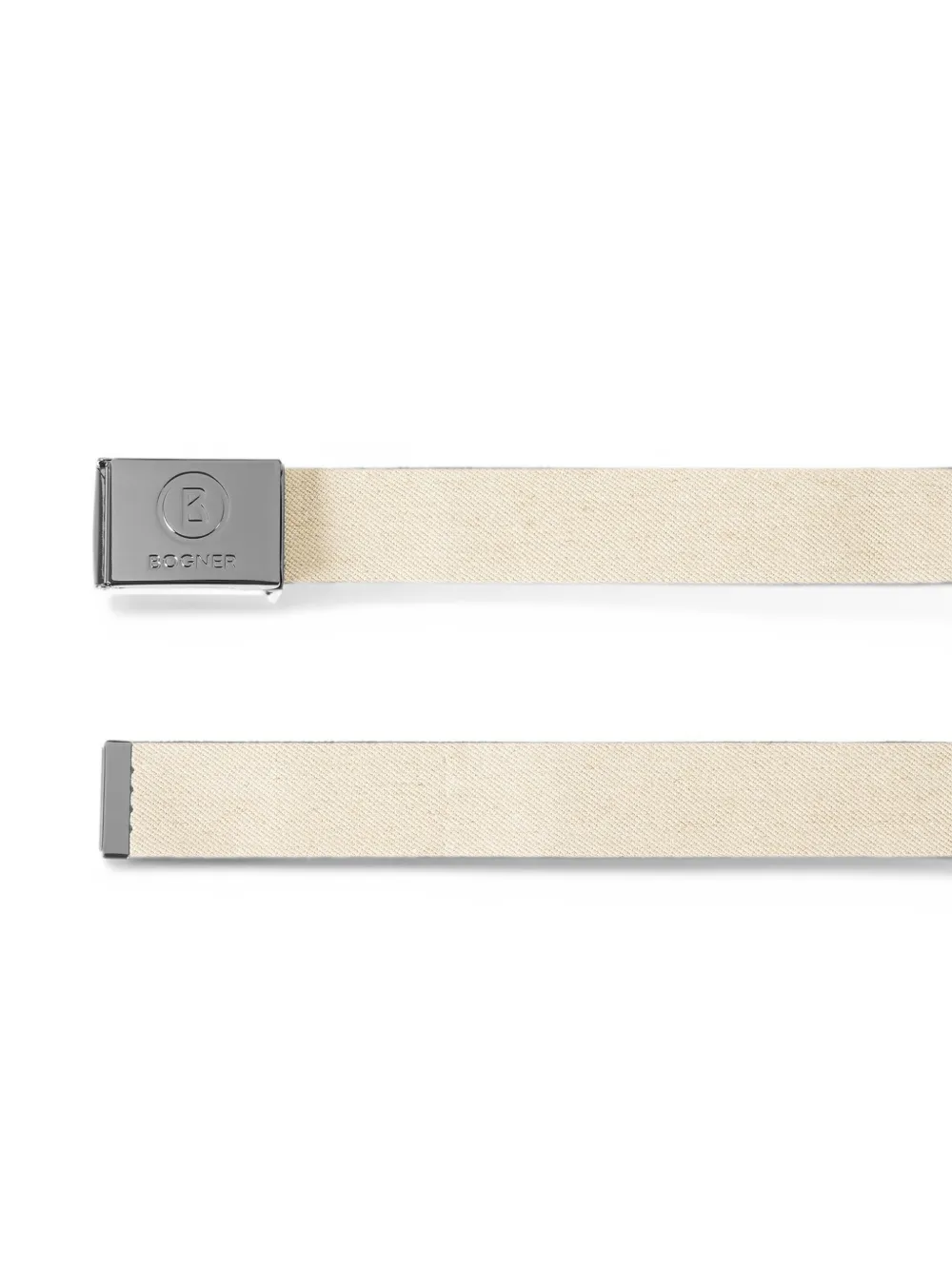 BOGNER Gino canvas belt Beige