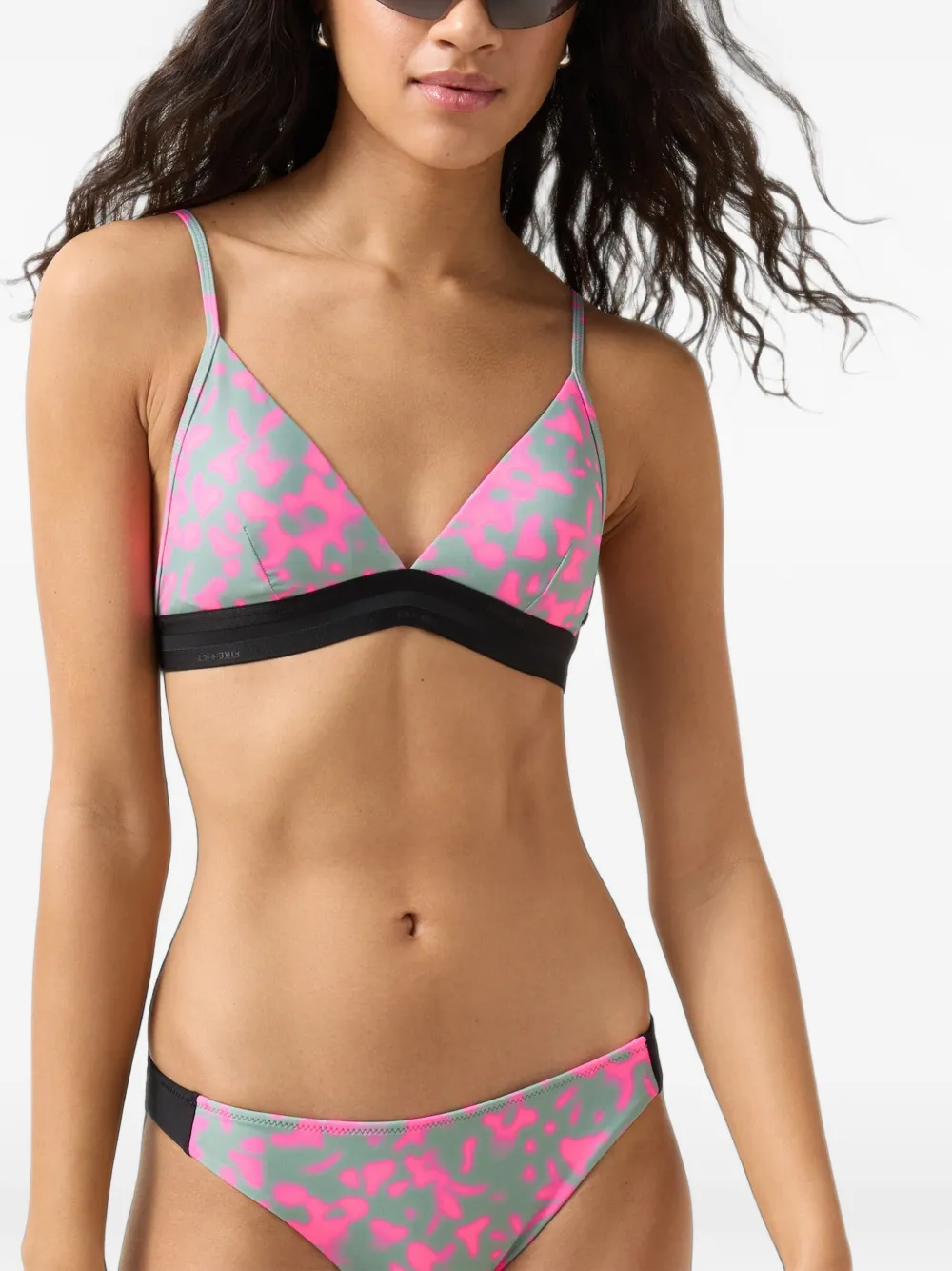 BOGNER FIRE+ICE haut de bikini Hanka à imprimé abstrait - Gris BOGNER FIRE+ICE haut de bikini Hanka à imprimé abstrait - Gris