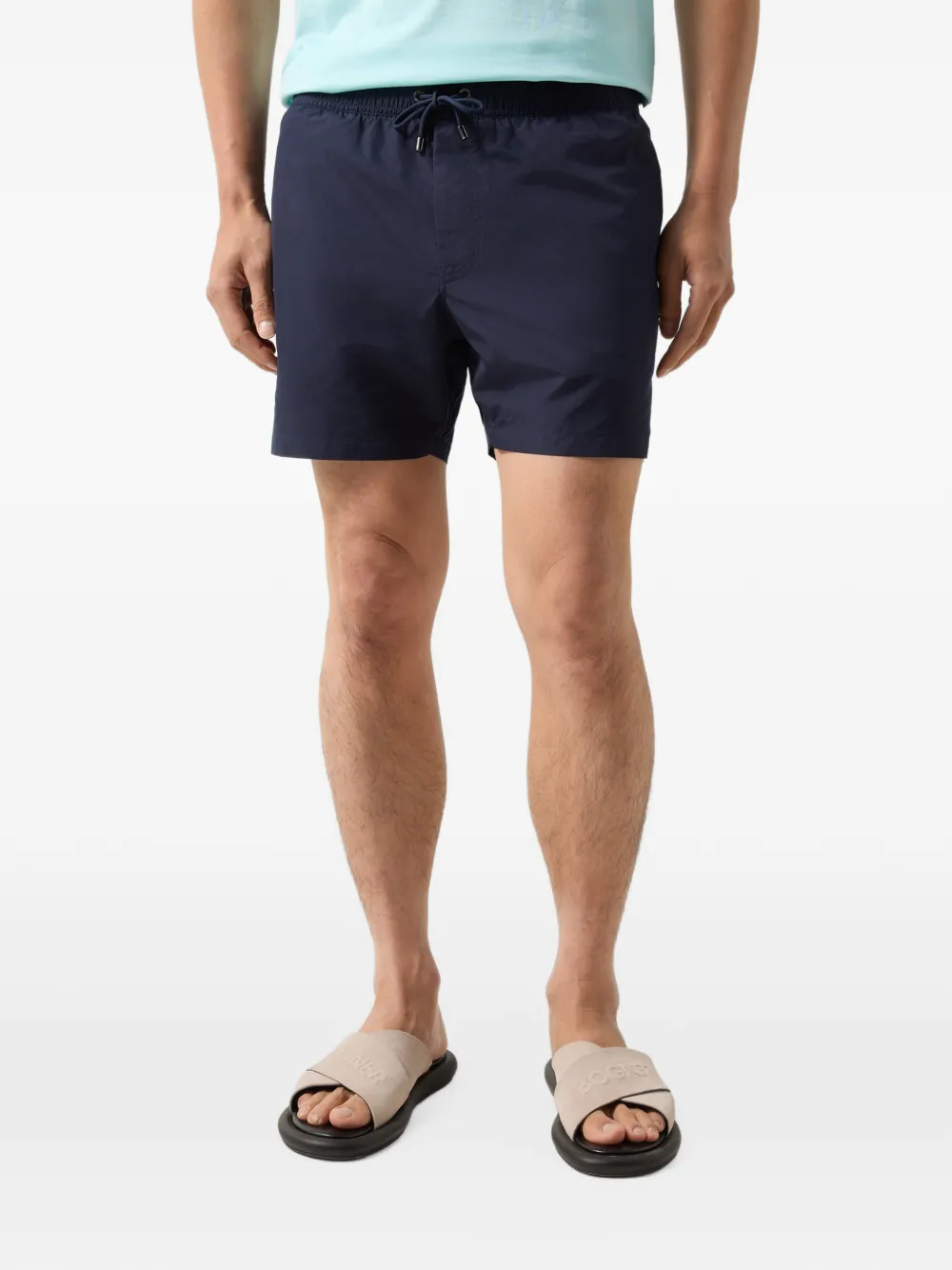BOGNER short de bain Paul à lien de resserrage - Bleu BOGNER short de bain Paul à lien de resserrage - Bleu