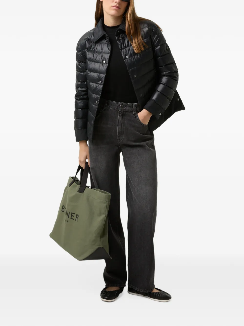 BOGNER Audrey quilted jacket Zwart