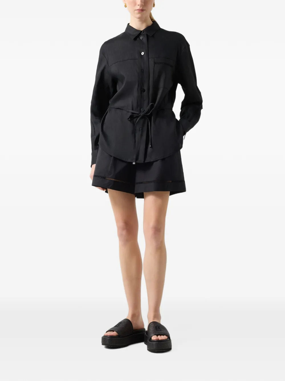 BOGNER Catrina classic-collar shirt Zwart