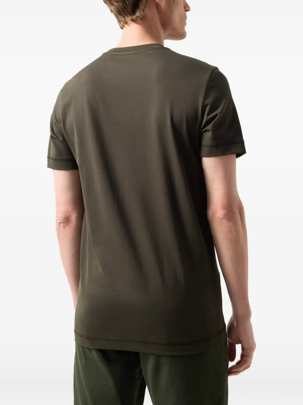 BOGNER logo-print Roc T-shirt Groen