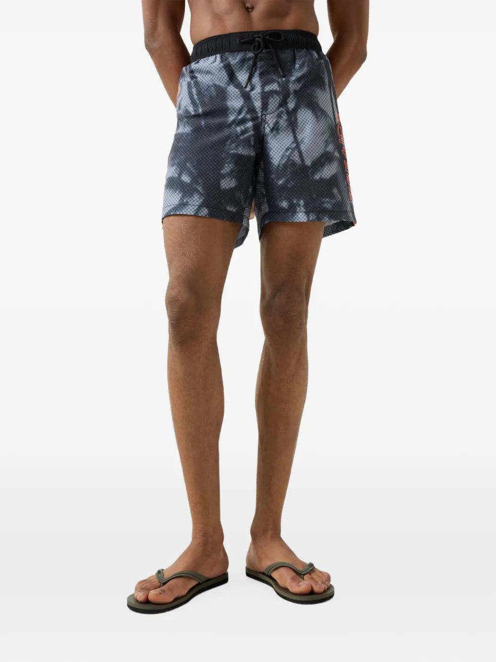 BOGNER FIRE+ICE Sorin printed swim shorts Grijs