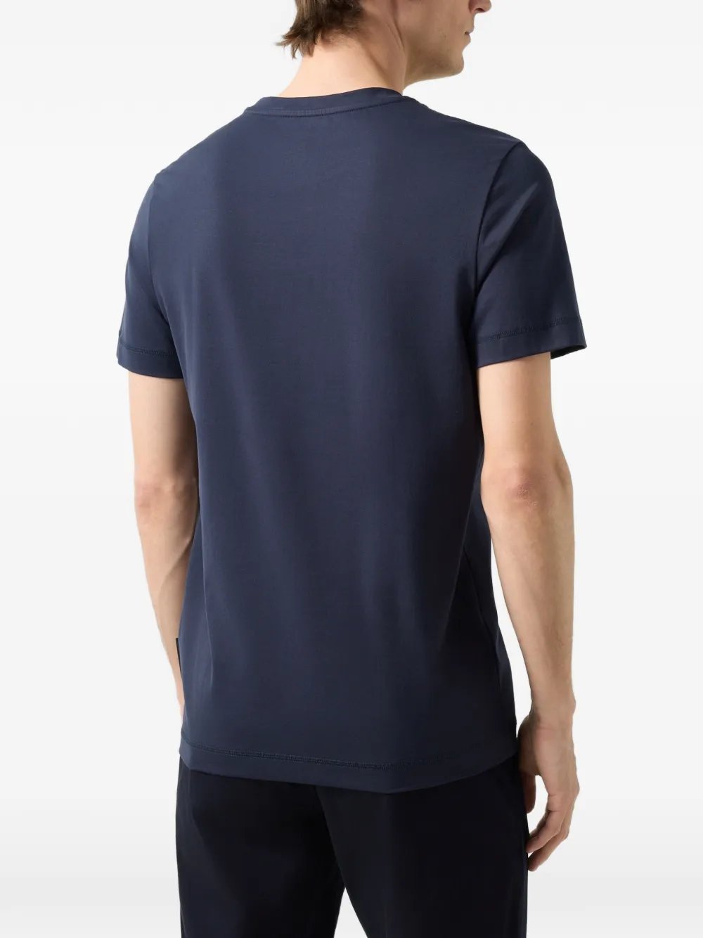BOGNER Roc logo-print T-shirt Blauw