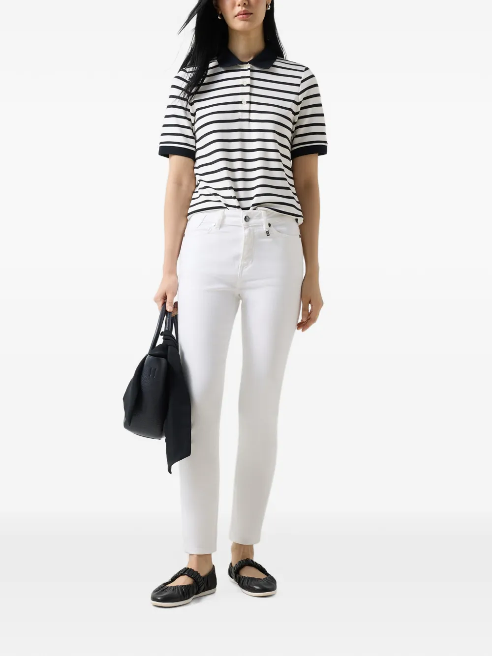 BOGNER Julie slim-fit jeans Wit
