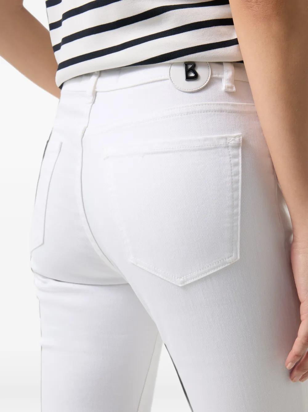 BOGNER Julie slim-fit jeans Wit