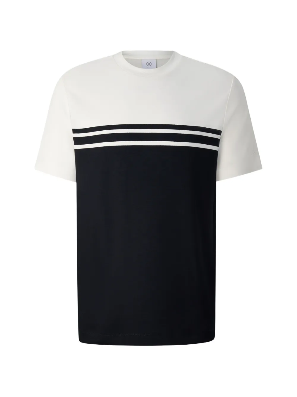 BOGNER colour-block striped T-shirt Blauw