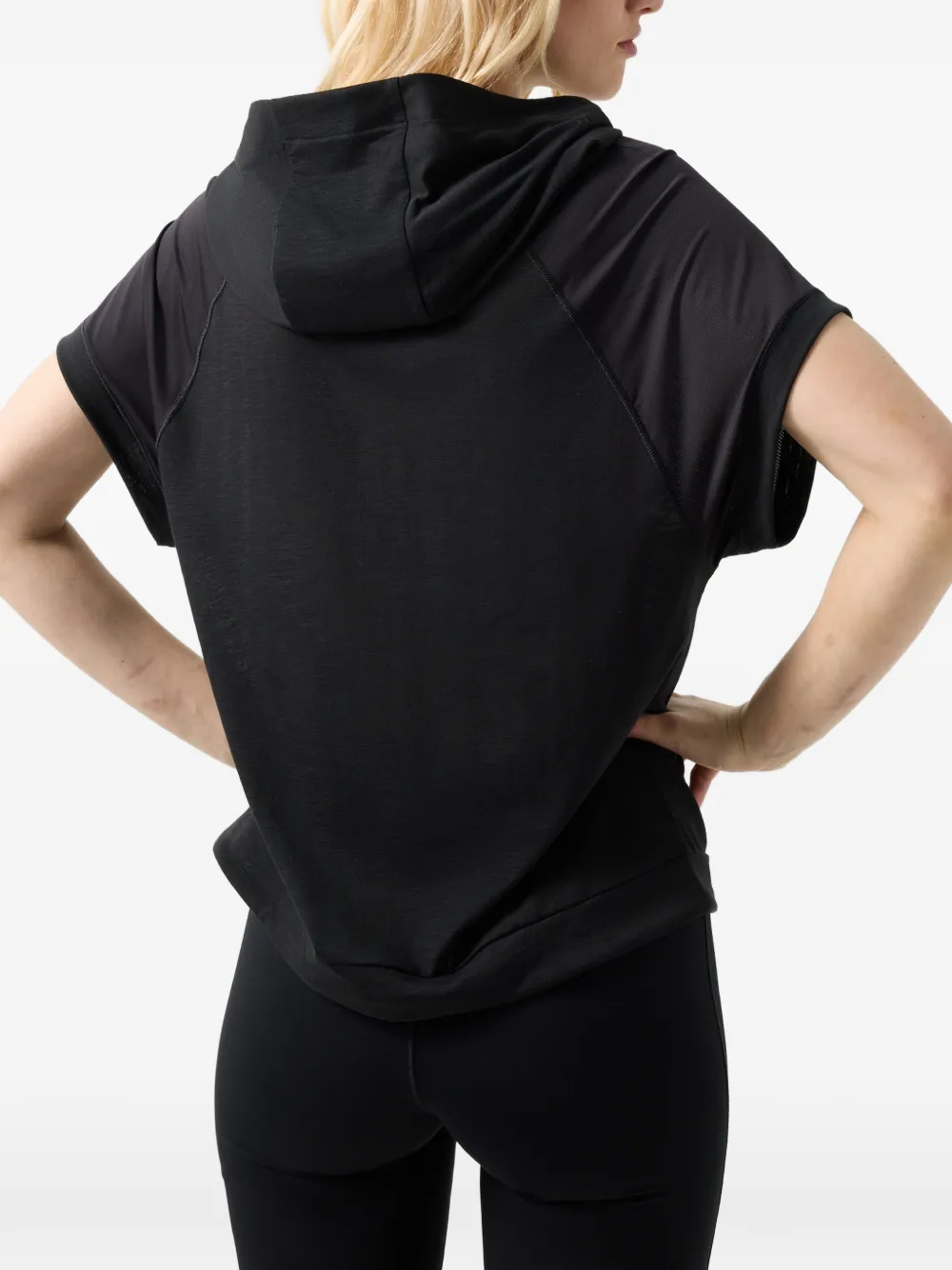 BOGNER FIRE+ICE Damia short-sleeve hoodie Zwart
