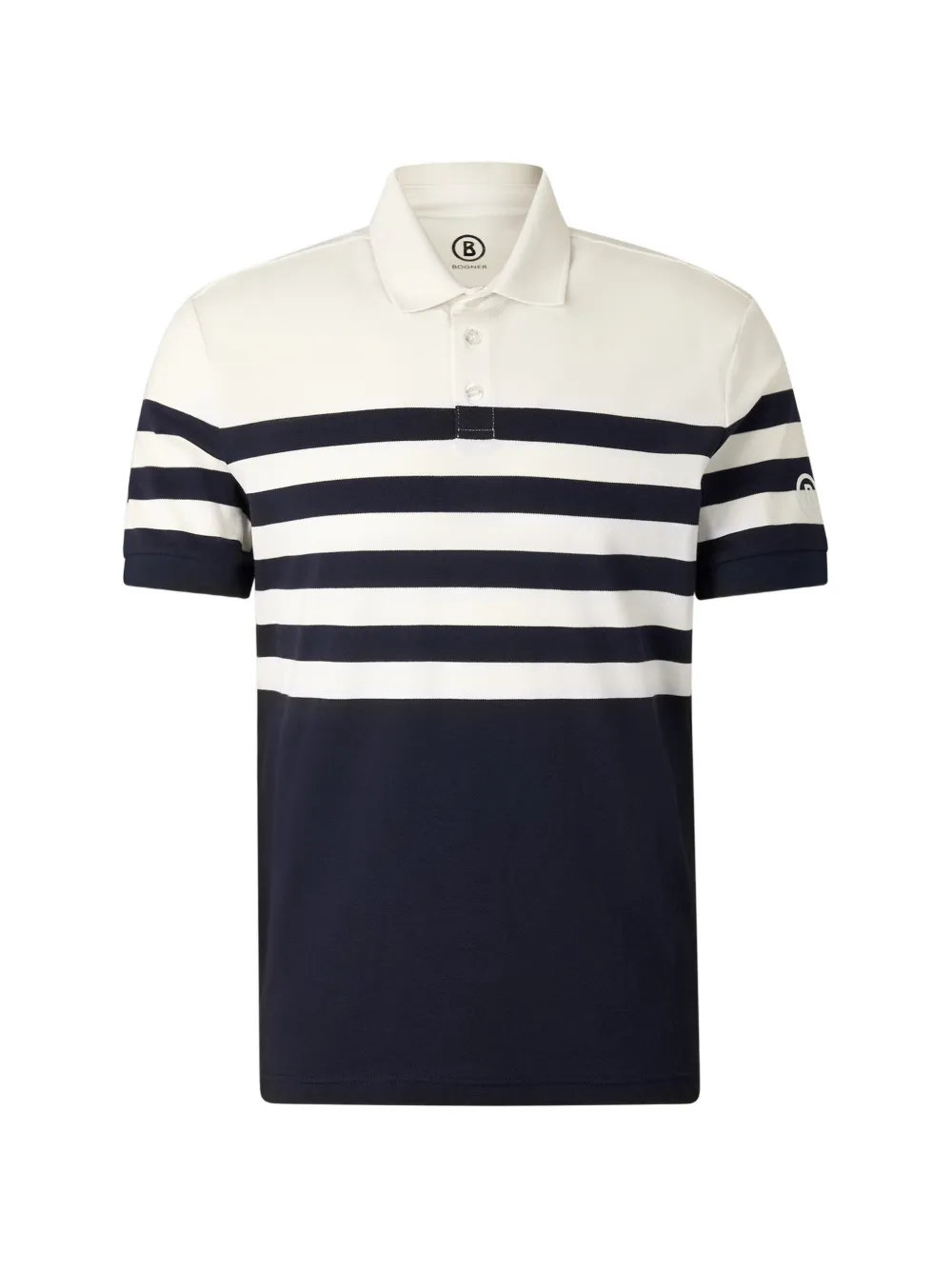 BOGNER Antonio striped piqué polo shirt Wit