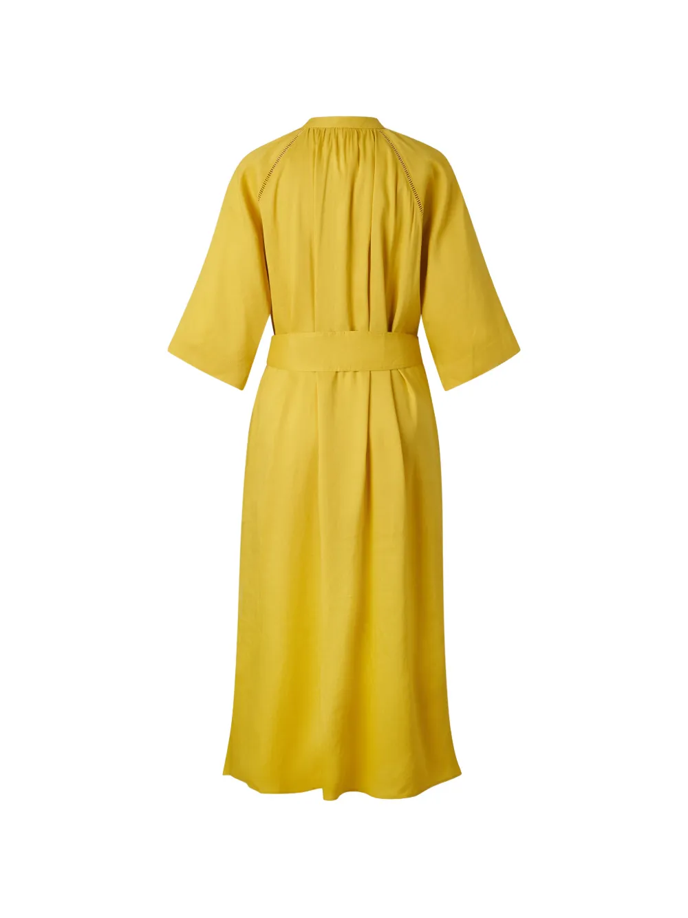 BOGNER Catelyn broderie-anglaise raglan-sleeve maxi dress Geel