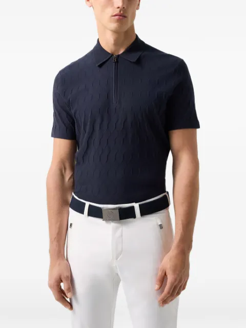 BOGNER Maxim zip-up polo shirt